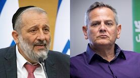 ניצן הורוביץ ואריה דרעי, צילום: יונתן סינדל פלאש 90